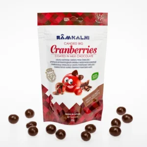 Cranberry candied milk chocolate 80g