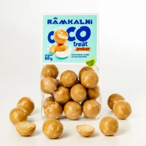 kokosriekstu našķis amber šokolade 60g